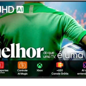 Smart TV 4K 50" LG UHD 50UA85 Processador α7 AI Ger8 4K Super Upscaling Google Cast Alexa Integrado Controle AI Smart Magic WebOS 25