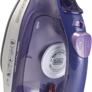 BLACK+DECKER Ferro de Passar Roupa à Seco ou à Vapor, Com Base Ceramic Gliss, Potência de 2000W, Modelo FX2550, 220V